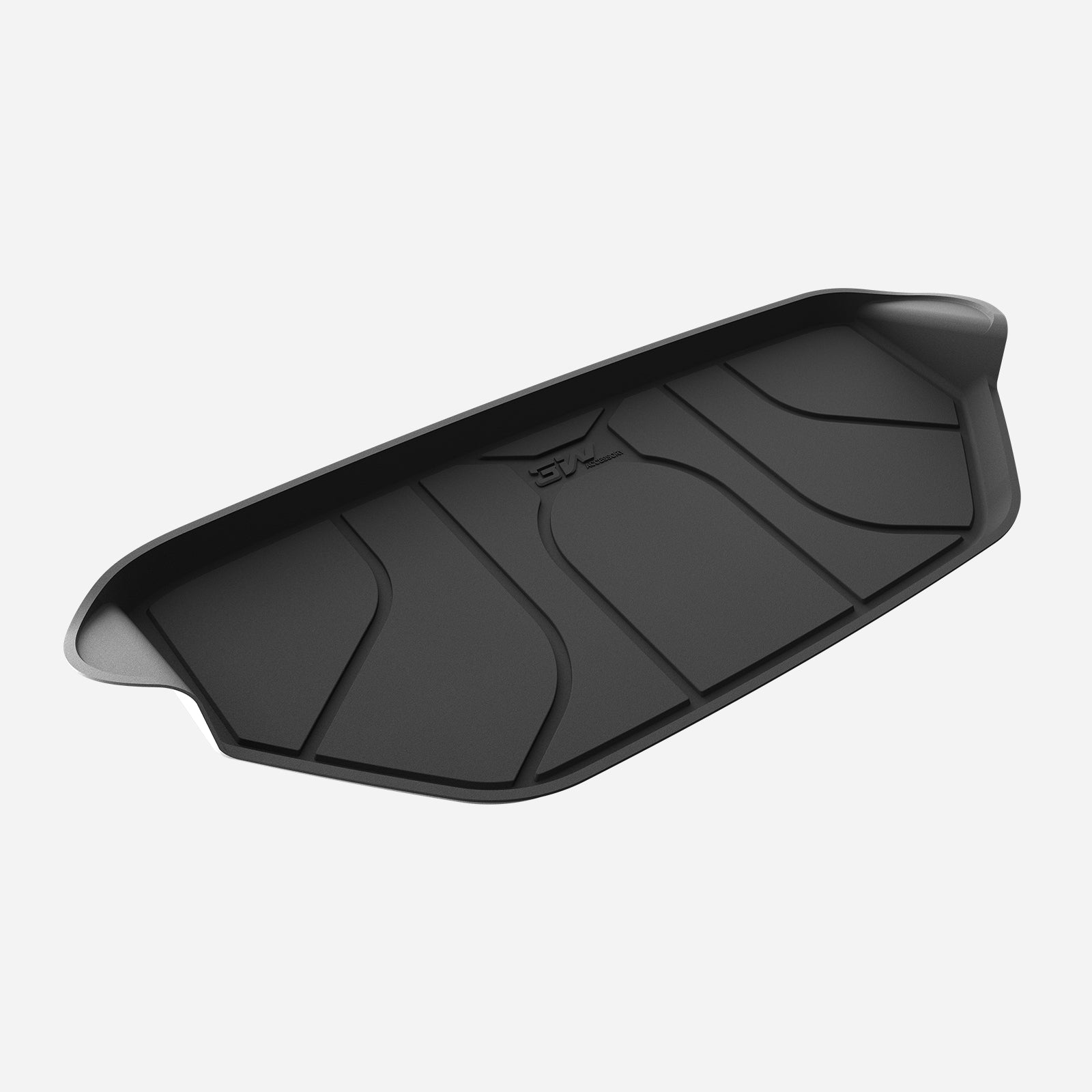 3W Custom Front Trunk Mat and Lower Boot Mat All Weather Cargo Liner for Tesla Model S 2023-2024  3w