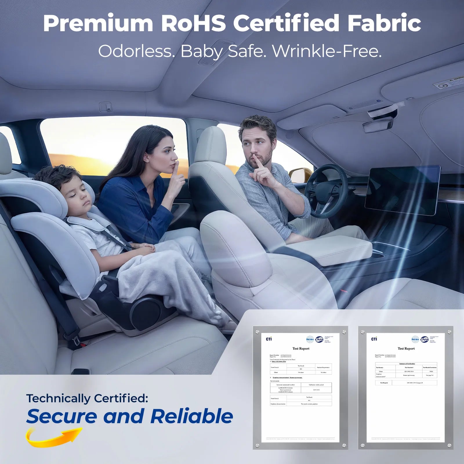 Universal Front Windshield Sunshade 3Wliners UK