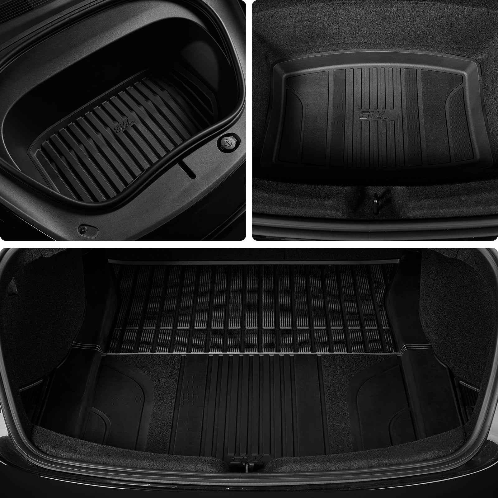 3W Custom All Weather Full Set Boot Liners and Storage Liner for 2024-2025 New Model 3 Highland 3w