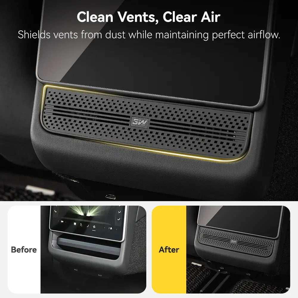 Air Freshener in Rear Vent for Tesla Model Y Juniper and Model 3 Highland 3Wliners UK