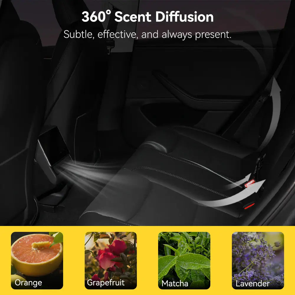 Air Freshener in Rear Vent for Tesla Model Y Juniper and Model 3 Highland 3Wliners UK