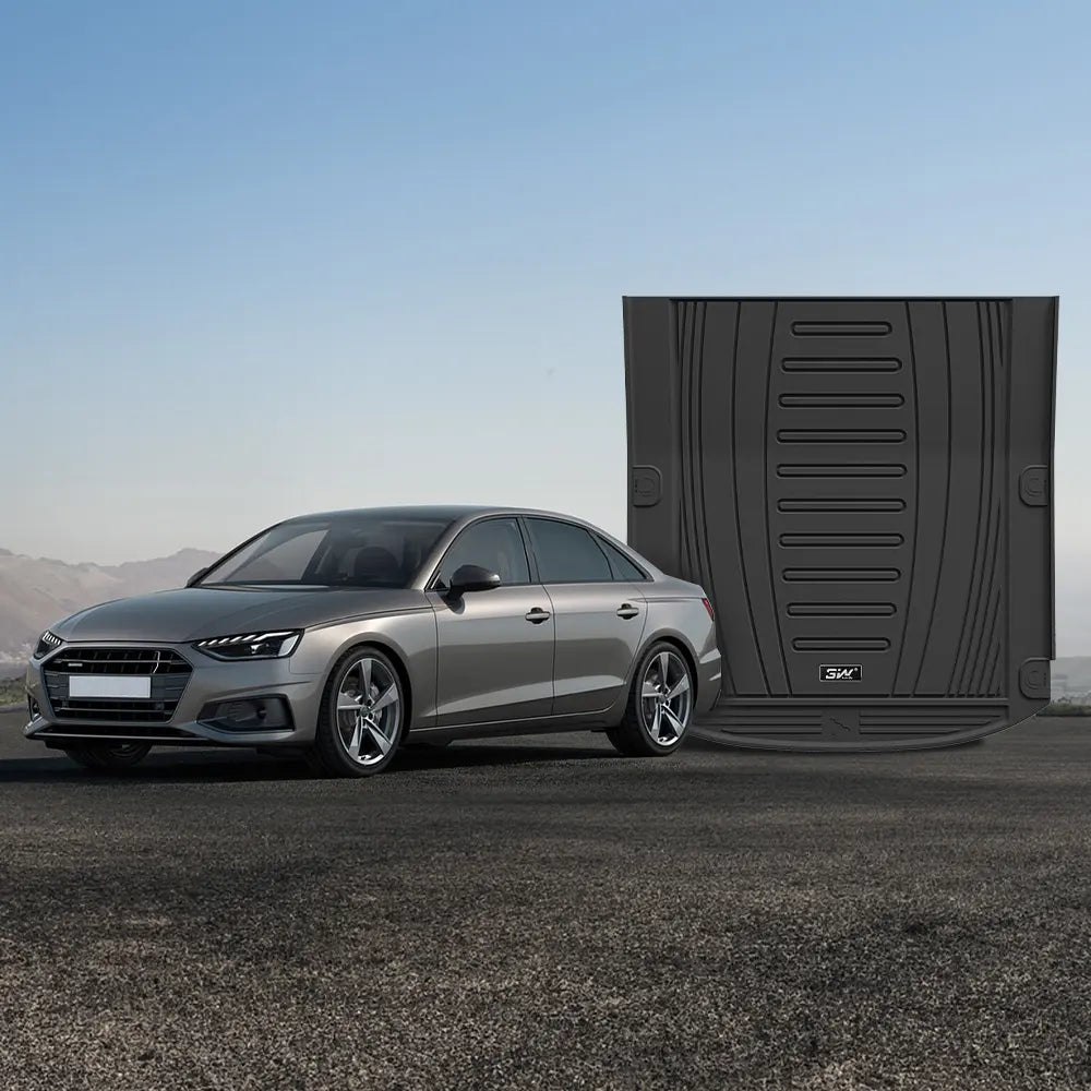 3W Custom All Weather Trunk Mats for Audi A4 S Sedan B9 8W 2016-2025 3Wliners