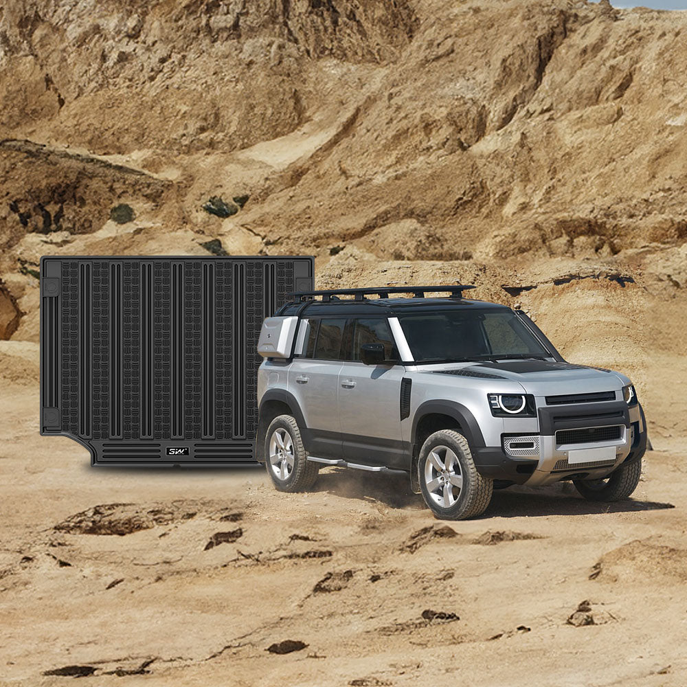 3W Car Floor Mats for Land Rover Defender 110 7-Seater 2020-2025 RHD 3Wliners