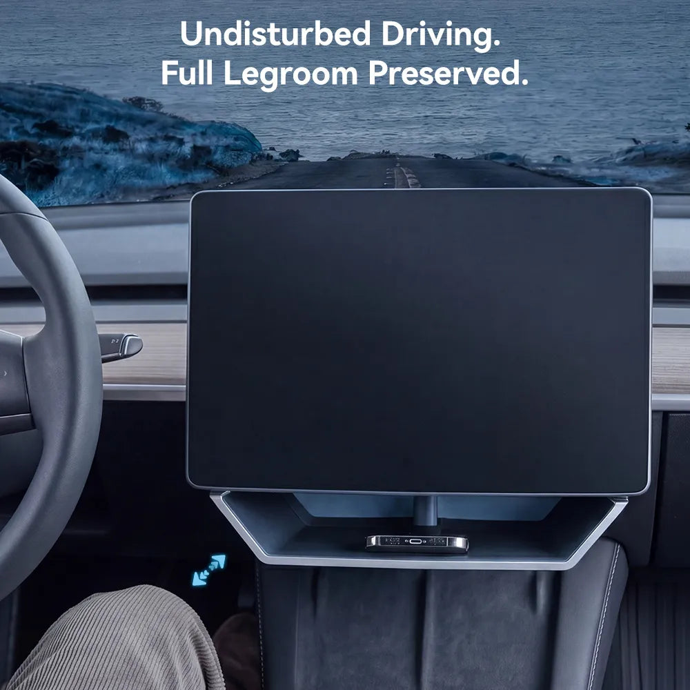 Magnetic Under-Screen Storage Box for Tesla Model Y Juniper 2025-2026 3Wliners UK