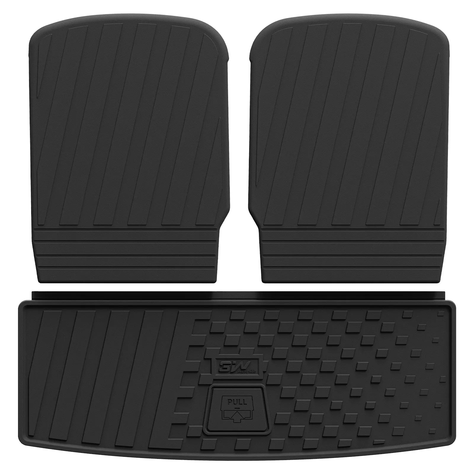 3W Custom All Weather Auto Mats for Peugeot 5008 2024-2026 3Wliners UK Boot Liners+Back Seat Cover