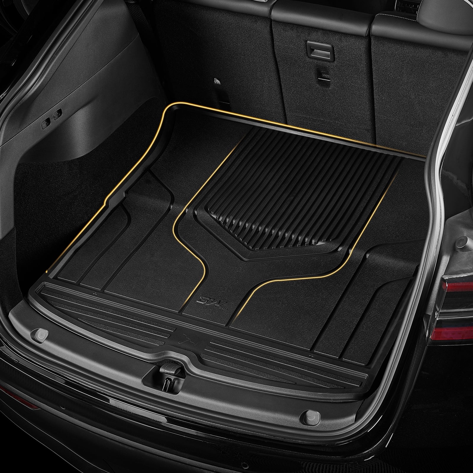 3W Custom All Weather 3PCS Boot Liners for Tesla Model Y 2021-2024 (Not Fit New 2025 Model Y Juniper) 3w