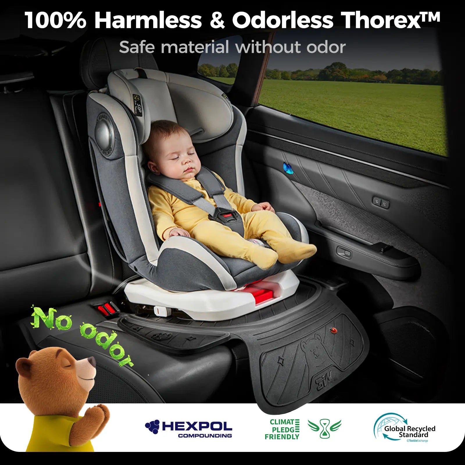 Baby Car Seat Protector 3Wliners UK