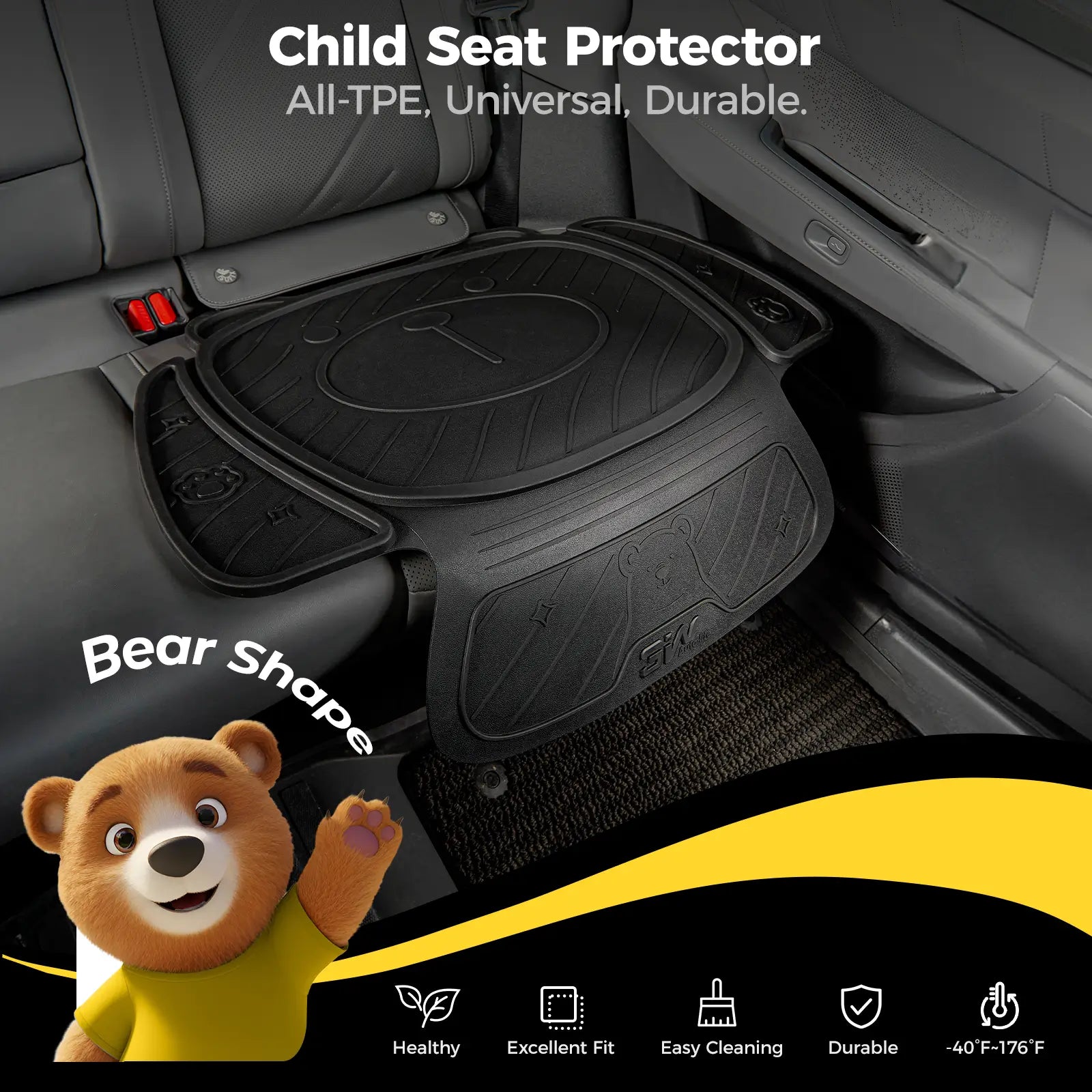 Baby Car Seat Protector 3Wliners UK