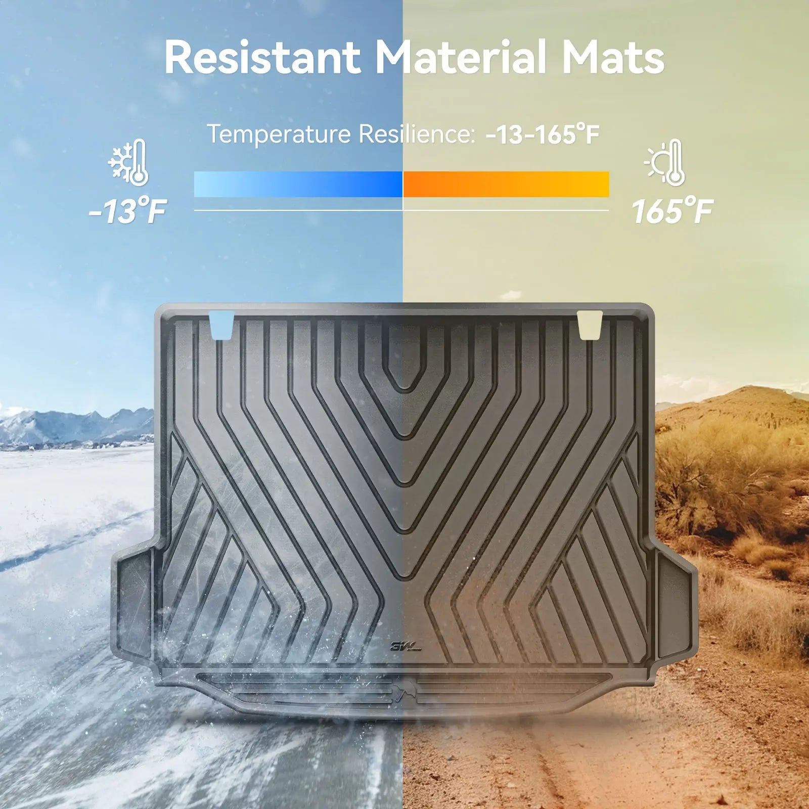 3W All Weather Boot Liner for BMW X4 G02 / X3 G01 2018-2024 3w