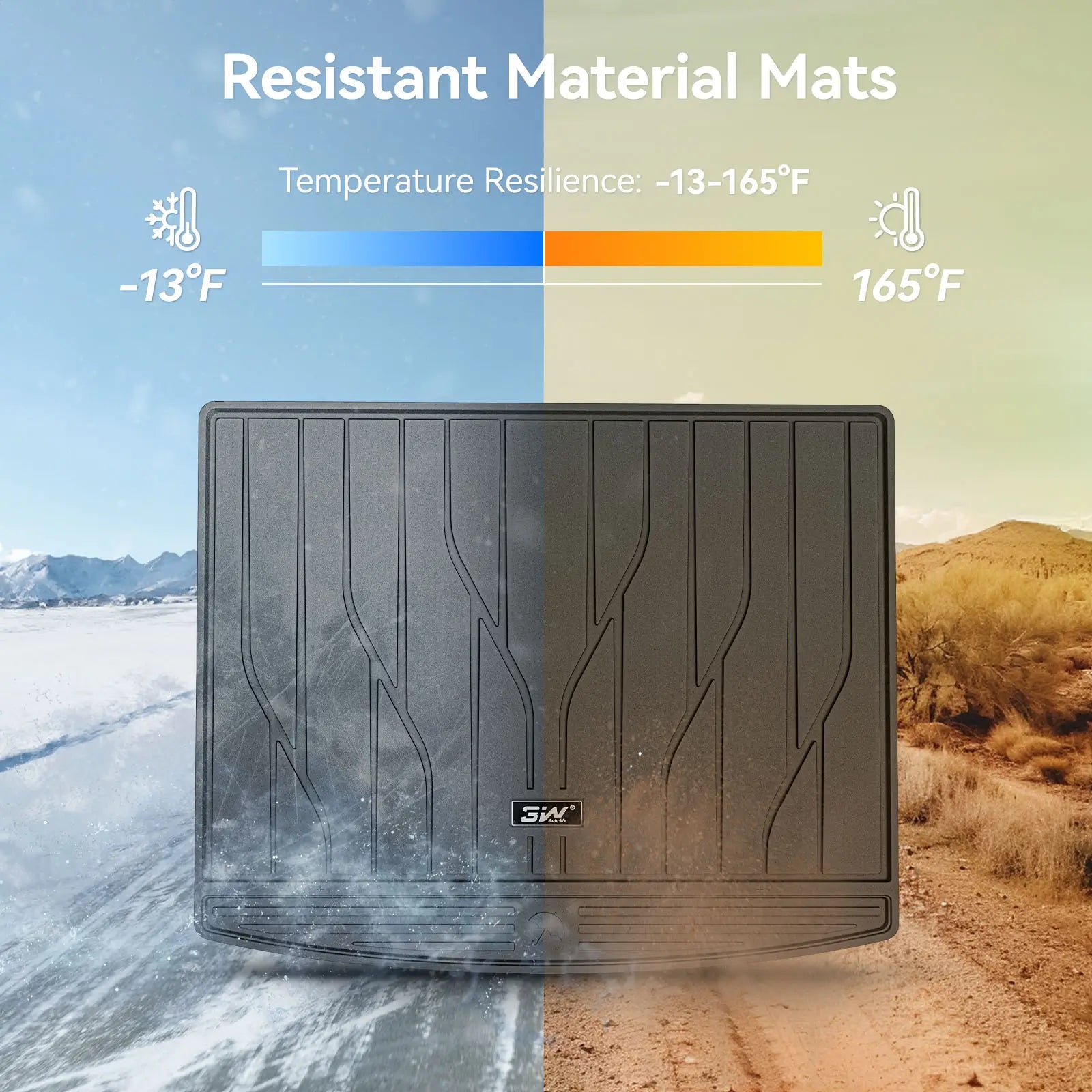 3W All Weather Car Mats For BYD ATTO 3 Yuan Plus 2022-2026 3Wliners