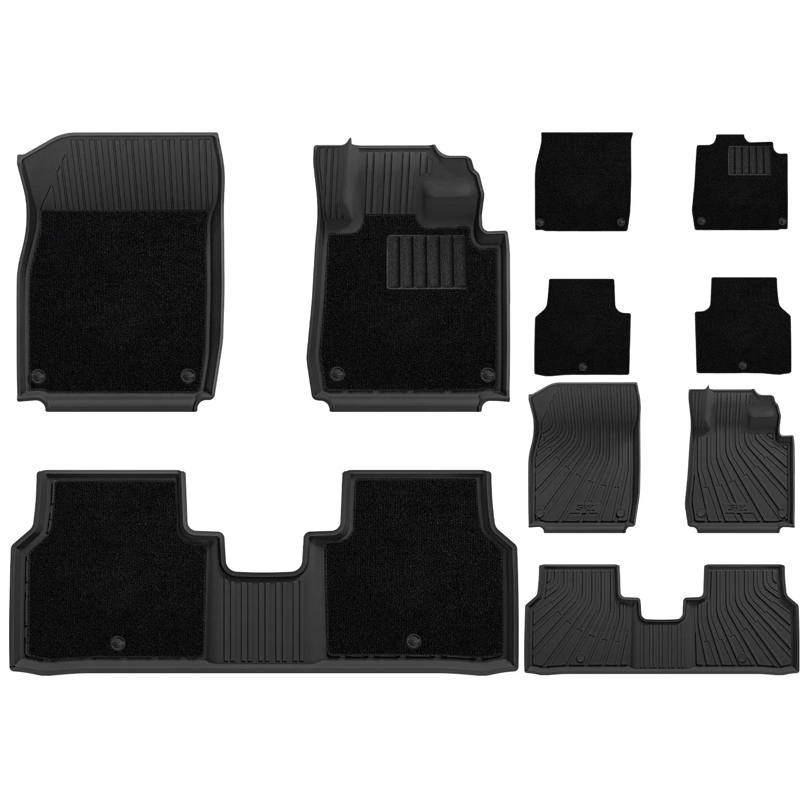 3W All Weather Car Mats for Skoda Elroq 2025-2026 3Wliners UK 1st&2nd Row Mats+Carpets