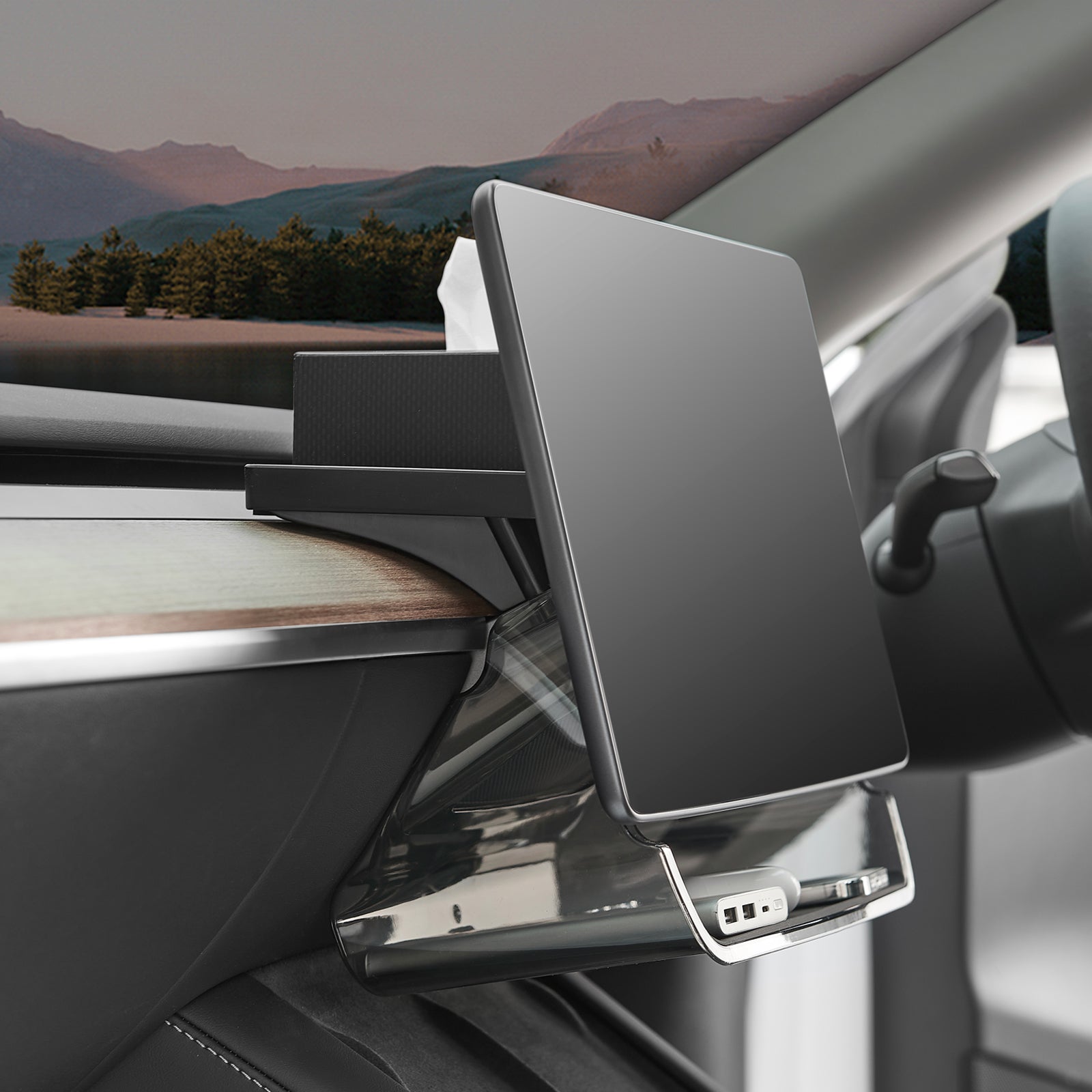 3W Screen Stand and Storage Compatible with Tesla Model Y / Model 3  3w