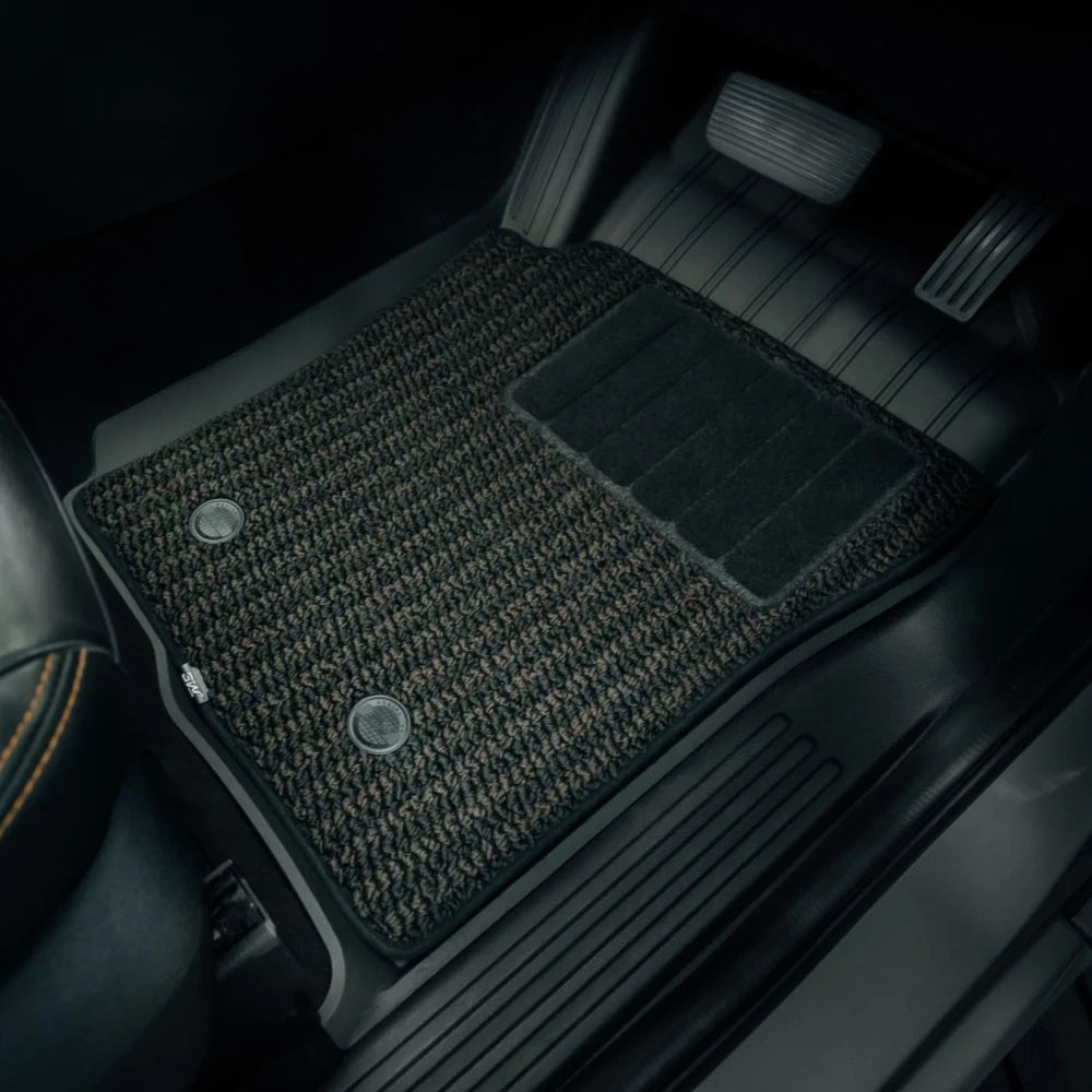 3W Double Layer Car Mats for New Range Rover Evoque 2021-2026 With Carpets RHD (Not for manual transmission) 3w