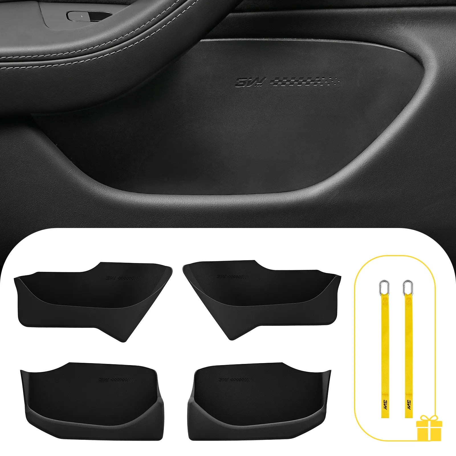 Door Storage Bin for Tesla Model Y Juniper/Model 3 Highland 2025-2026 3Wliners UK Model 3 Highland