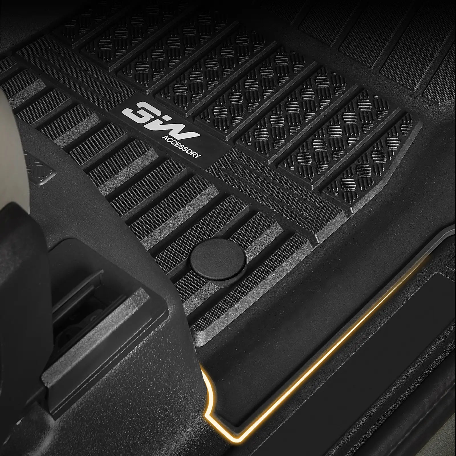 3W Double Layer Car Mats For Land Rover Defender 130 With Carpets 2020-2026 (Fit for 7 seater and 8 seater) RHD 3Wliners