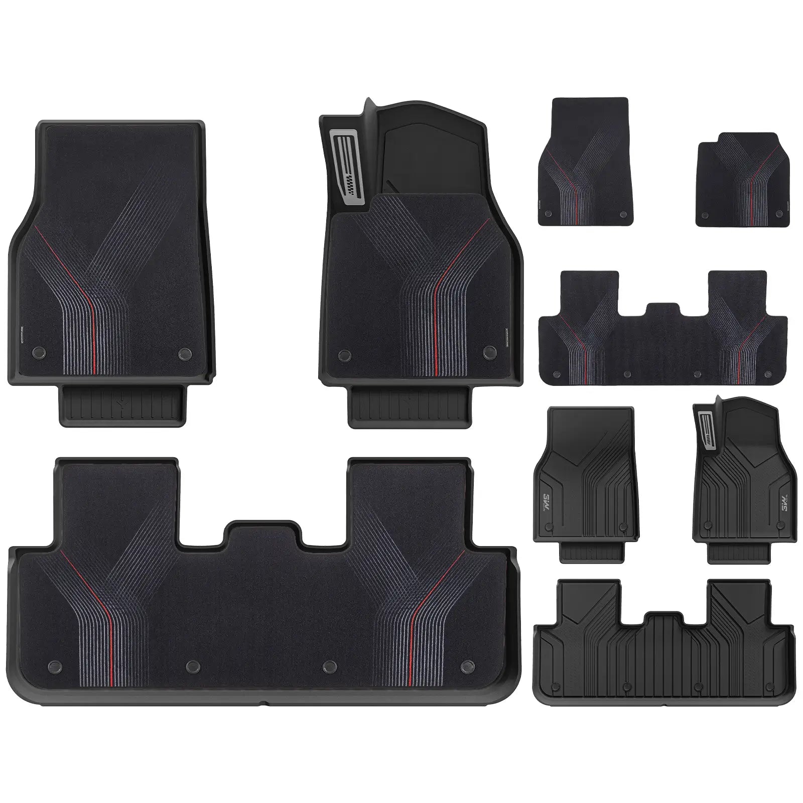 3W All Weather Auto Mats For Tesla Model Y Juniper/Premium/Performance 2025-2026 RHD
