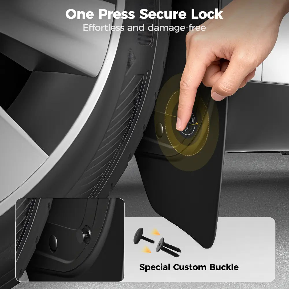 Mud Flaps For Tesla Model Y Juniper (4pcs) 3Wliners UK