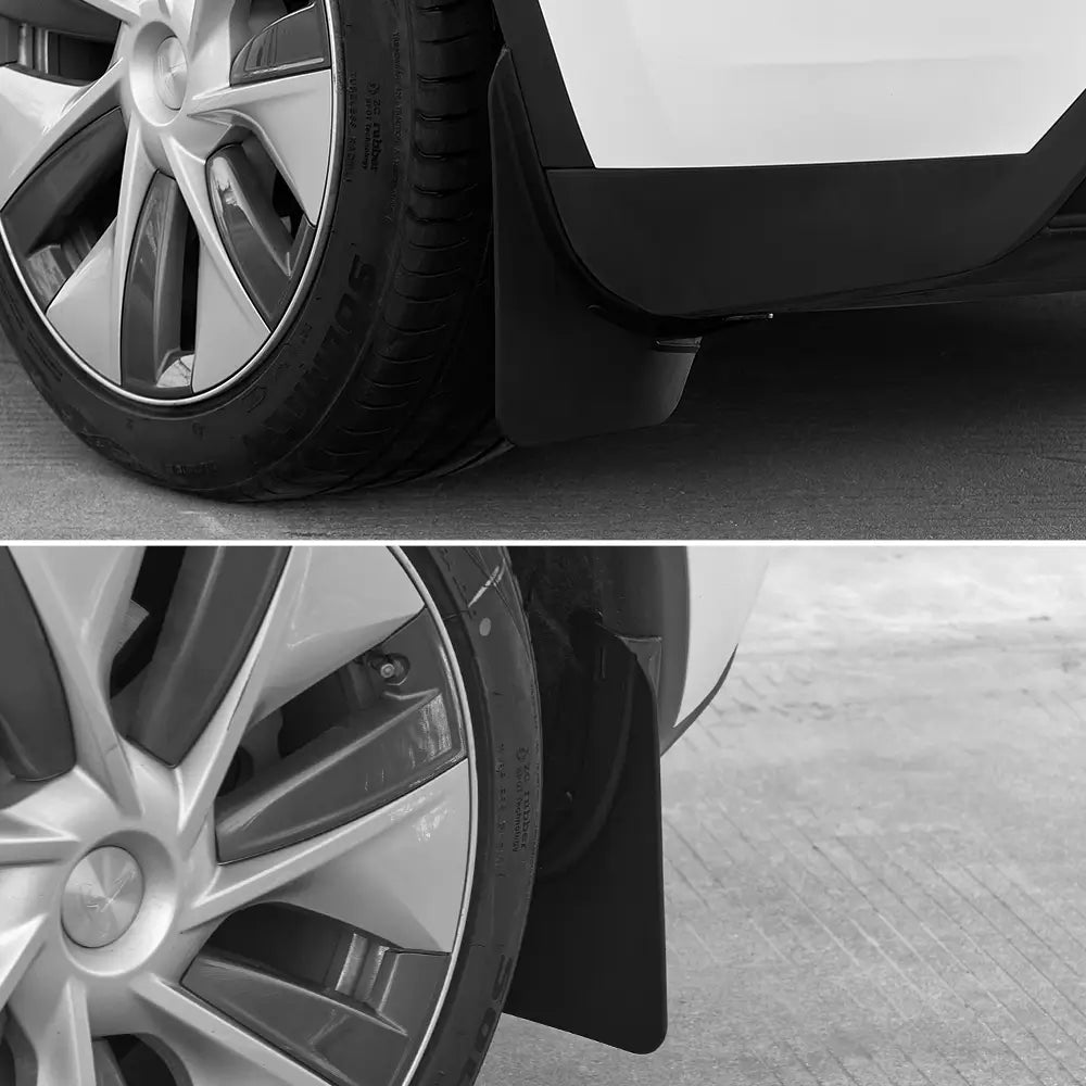 Mud Flaps For Tesla Model Y Juniper/Premium (4pcs) 3Wliners UK