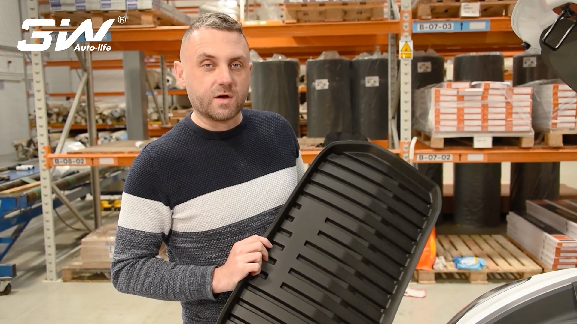 3W Custom All Weather 3PCS Boot Liners for Tesla Model Y 2021-2024 (Not Fit New 2025 Model Y Juniper) 3w