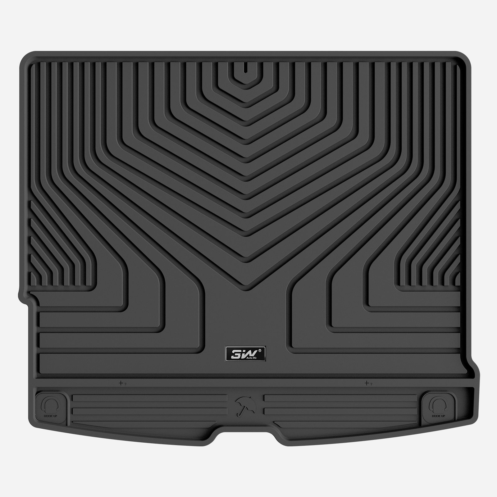 3W Custom All Weather Car Mats for Volvo XC60 2019-2026 RHD 3w Mild Hybrid Boot Liners
