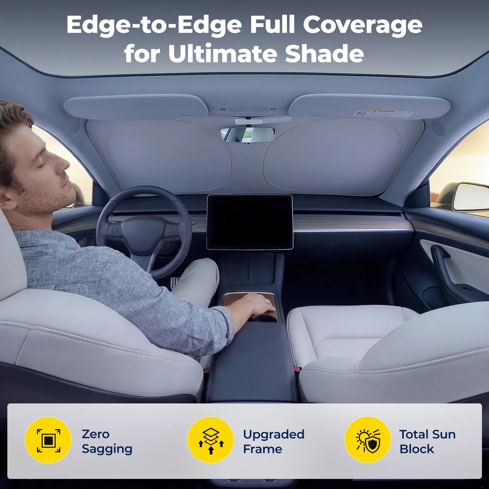 Universal Front Windshield Sunshade 3Wliners UK
