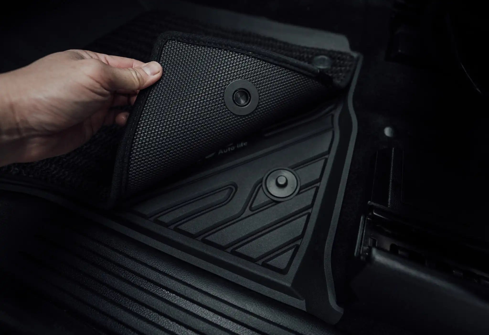 3W Car Floor Mats for Ford Ranger T9 / T6.2 2023-2025 RHD, All Weather Auto Mats 3Wliners