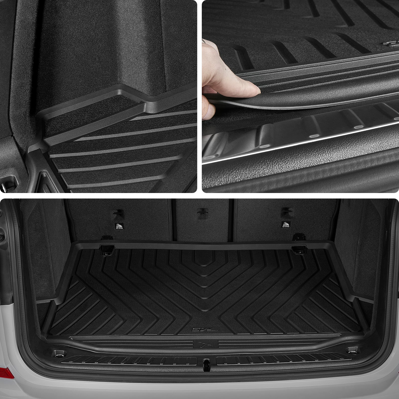 3W All Weather Boot Liner for BMW X4 G02 / X3 G01 2018-2024  3w   