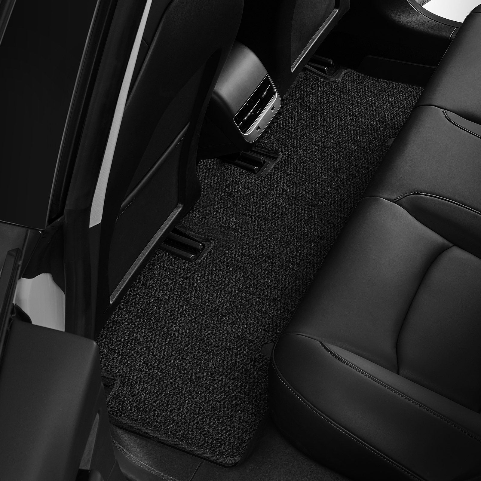 3W Custom Car Floor Mats All Weather Boot Liners, Storage Liner and Double Layer Carpeted Floor Liners for Tesla Model 3 2021-2023 RHD 3w