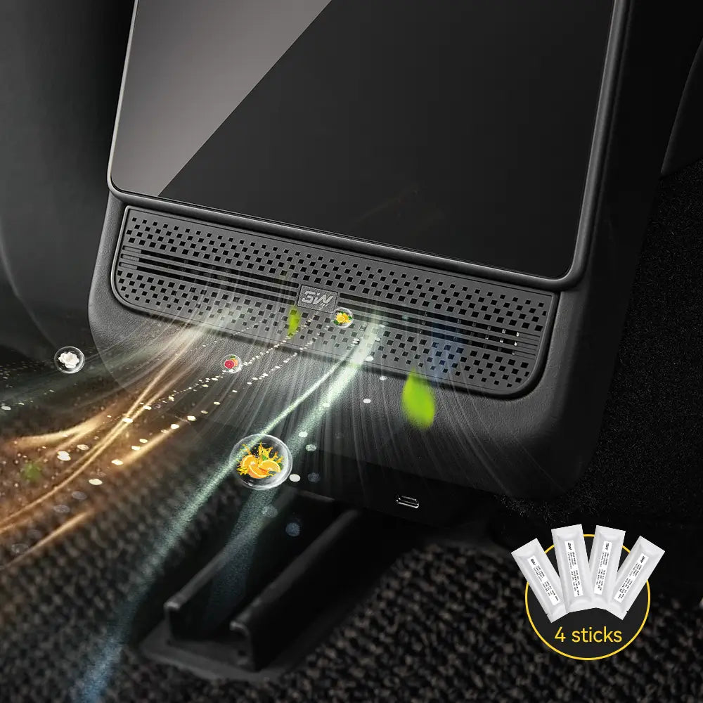 Air Freshener in Rear Vent for Tesla Model Y Juniper and Model 3 Highland 3Wliners UK