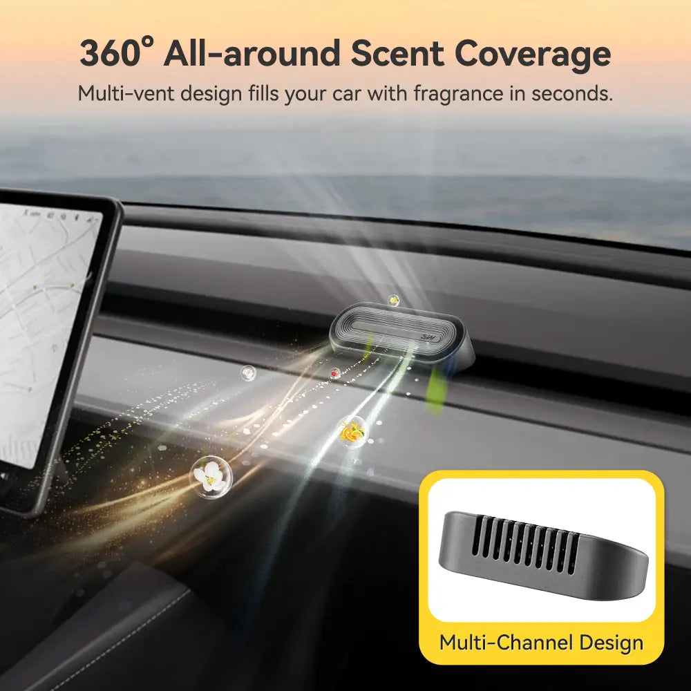 Center Vent Fragrance Diffuser for Tesla Model Y Juniper 3Wliners UK