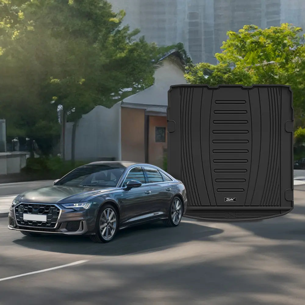 3W Custom All Weather Trunk Mats for Audi A6 S Sedan-Avant C8 4K 2019-2025 3Wliners