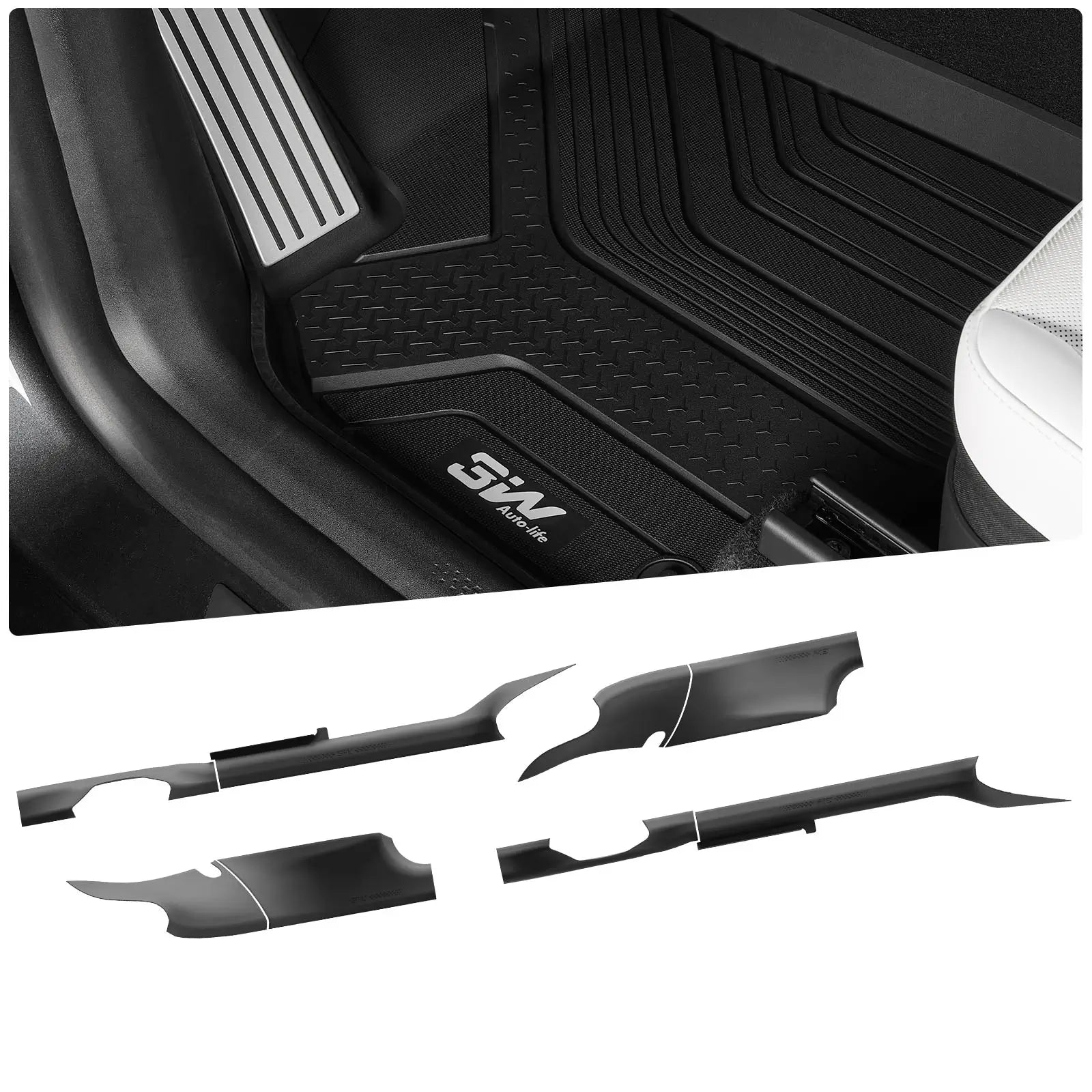 3W Car Door Sill Protector for Model Y Juniper 2025-2026 3Wliners UK Car Door Sill Protector(8pcs)