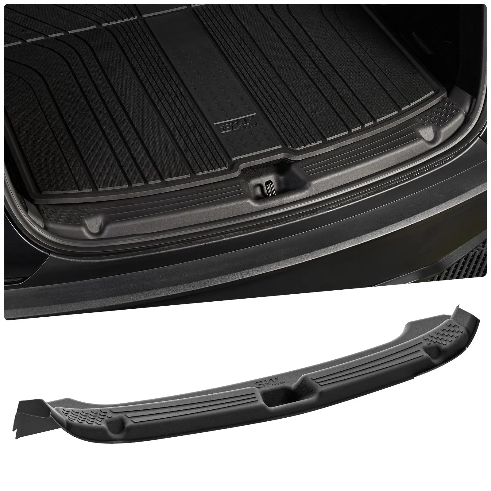 3W Car Door Sill Protector Kit 9pcs for Model Y Juniper 2025-2026 3Wliners UK Boot Sill Protector-1pcs