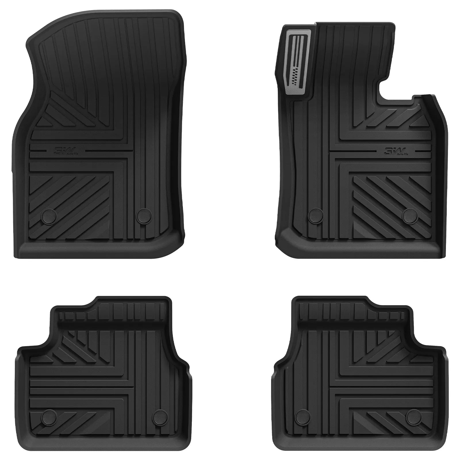 3W All Weather Car Mats For Mini Cooper One F65 (5 doors) 2025-2026