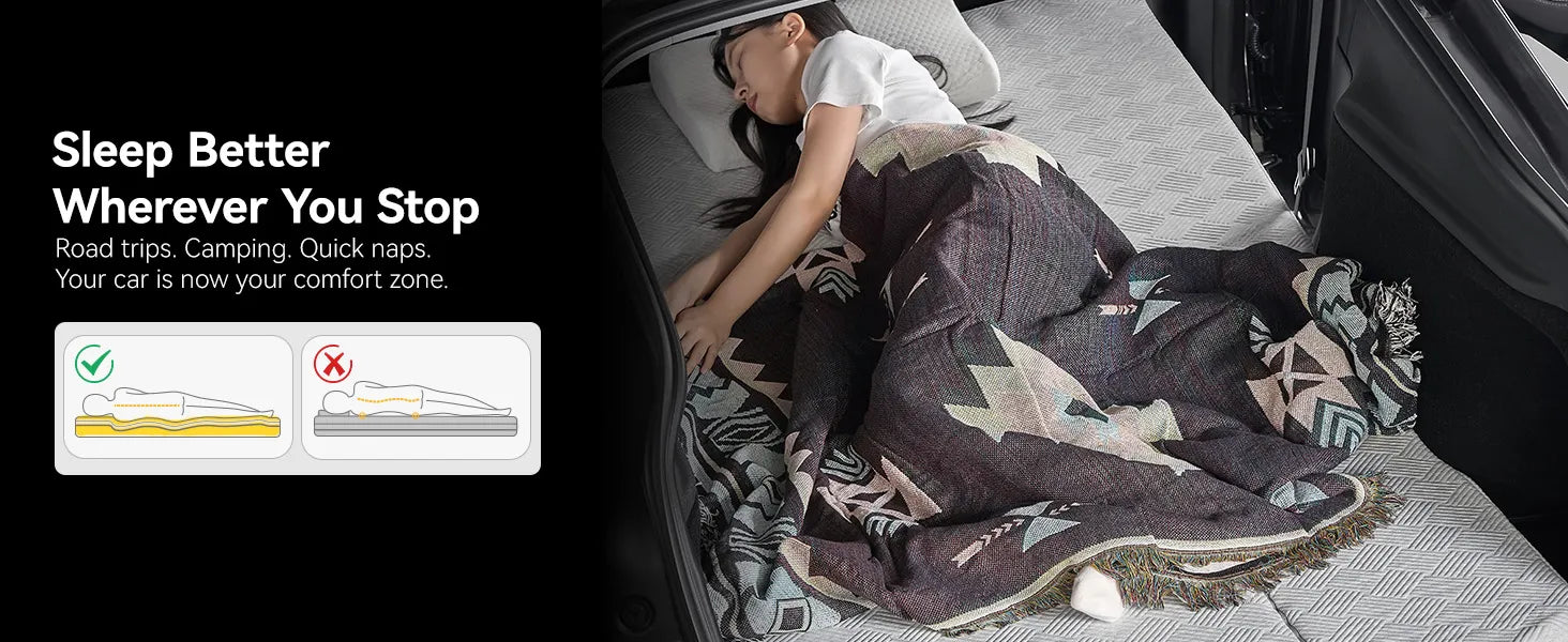 3W Memory Foam Car Mattress For Tesla Model Y Juniper/ Y L 3Wliners UK Car Accessories