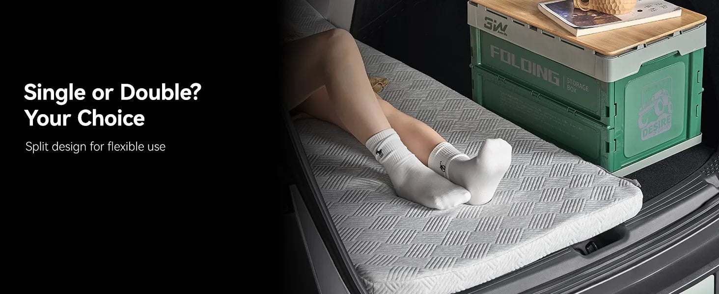3W Memory Foam Car Mattress For Tesla Model Y Juniper/ Y L 3Wliners UK Car Accessories