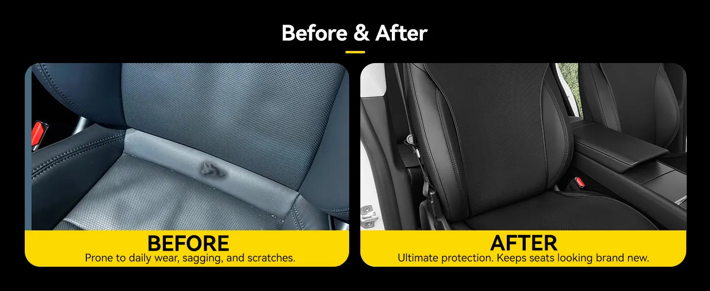 3W Car Seat Protectors for Tesla Model Y Juniper 2025-2026 Car Accessories