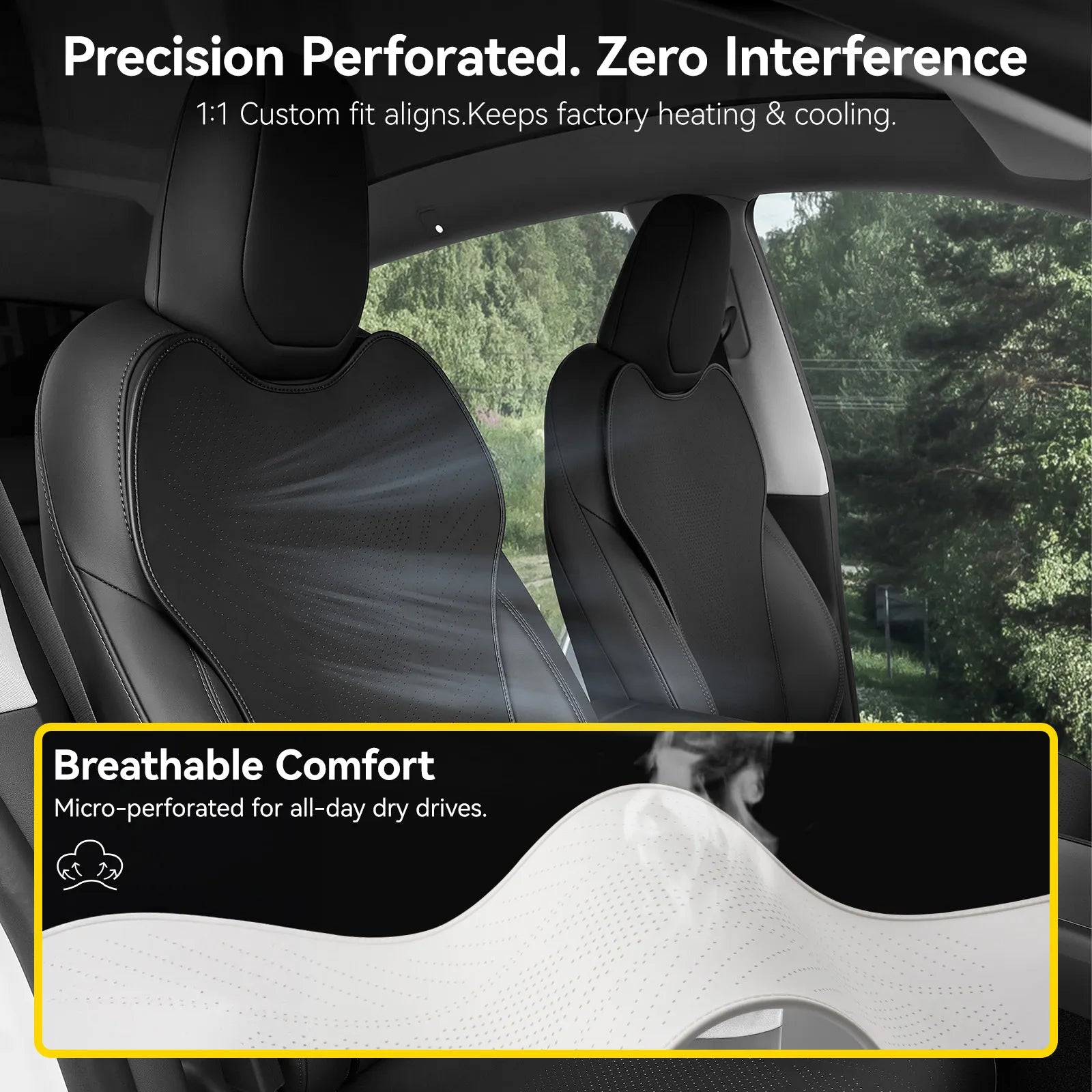 Car Seat Protectors for Tesla Model Y Juniper 2025-2026 3Wliners UK