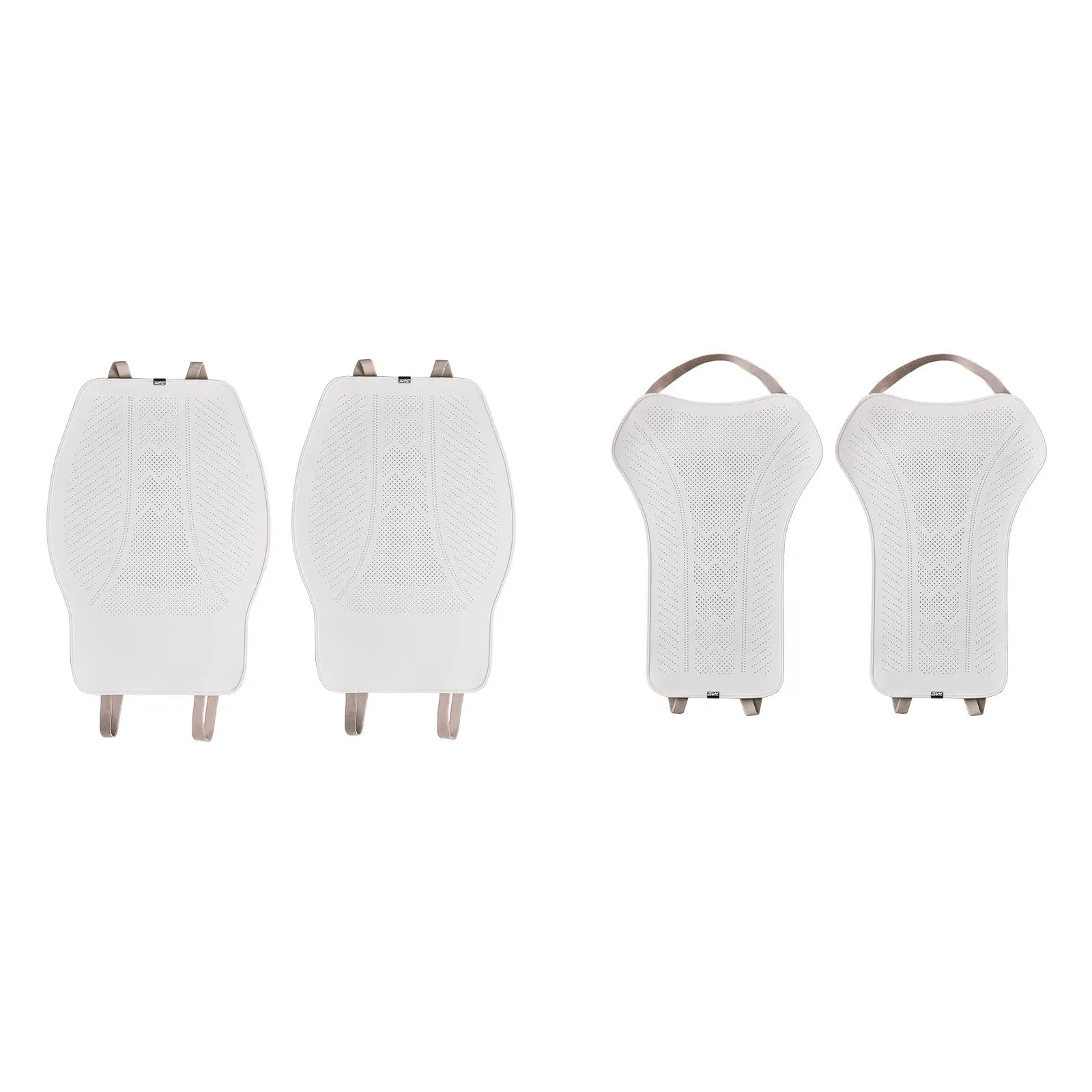 Car Seat Protectors for Tesla Model Y Juniper 2025-2026 3Wliners UK Driver & Passenger (4pcs) White