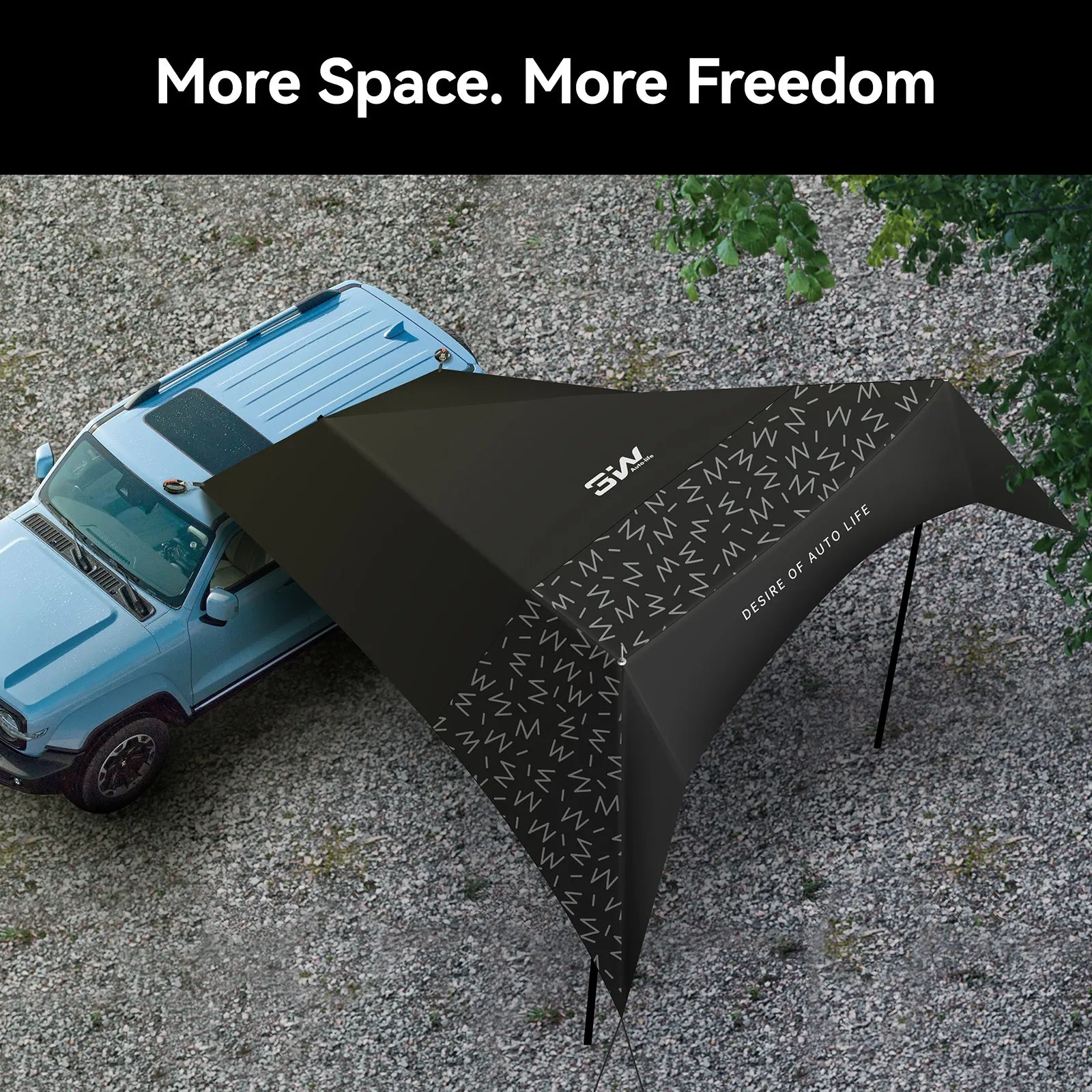 Outdoor Car Side Awning (Universal Fit) 3Wliners UK