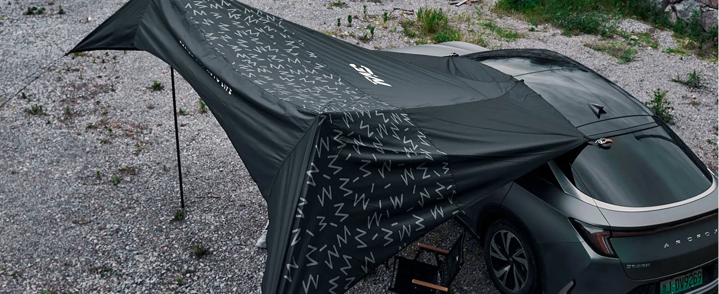 Car Side Awning for Camping Backpacking Tarp-Universal Fit 3W liners UK  Car Accessories