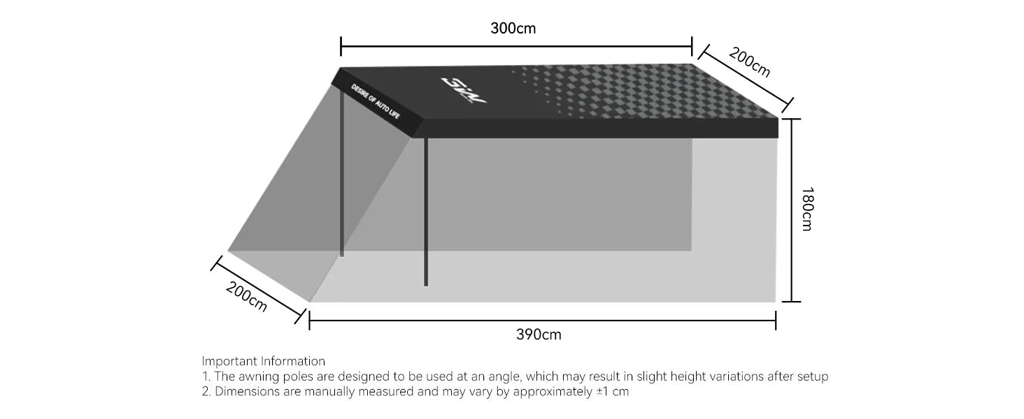 Tailgate Tent for Camping Backpacking Trap-Universal Fit Car accessories 3Wliners UK