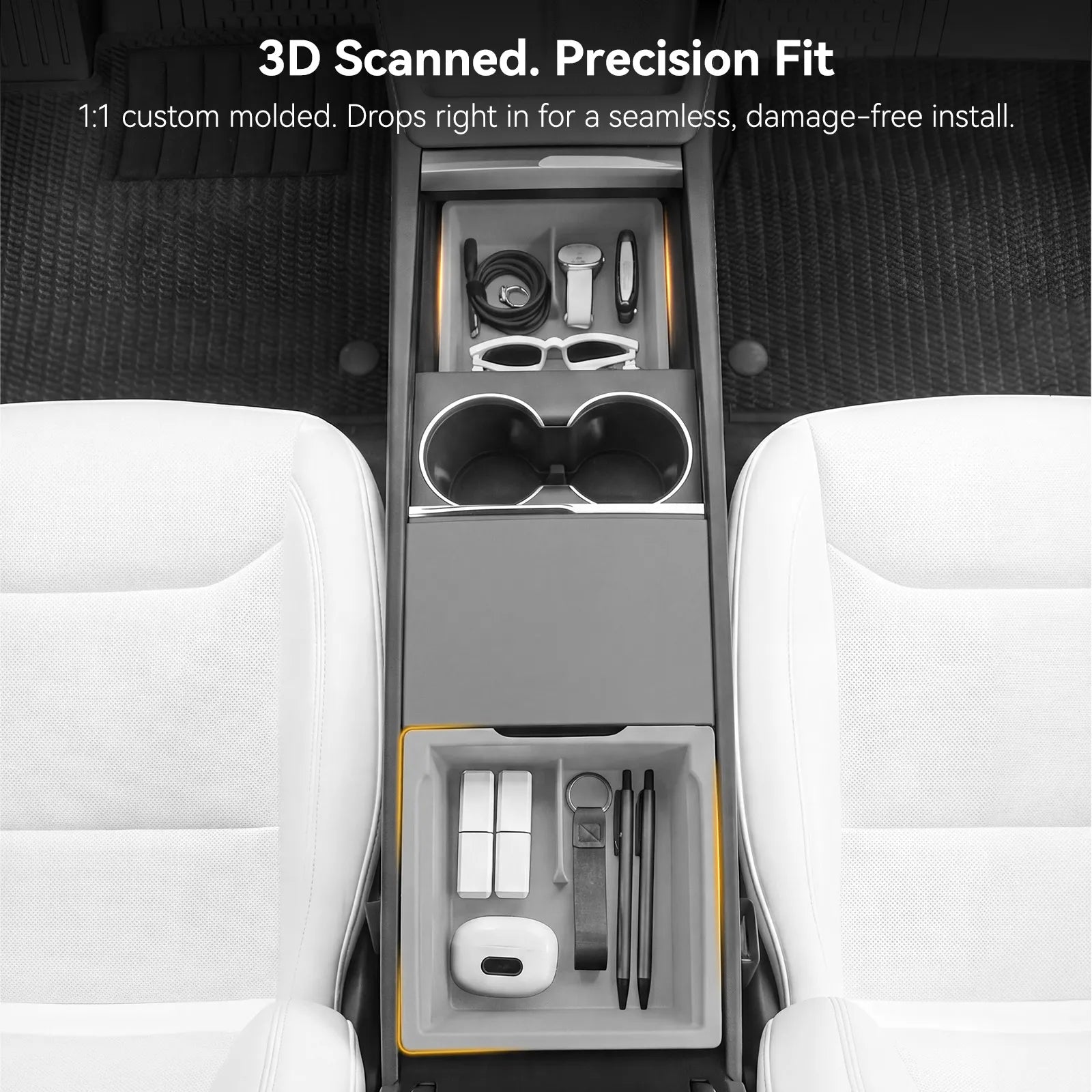 Interior Organiser Set for Tesla Model Y Juniper 2025-2026 3Wliners UK