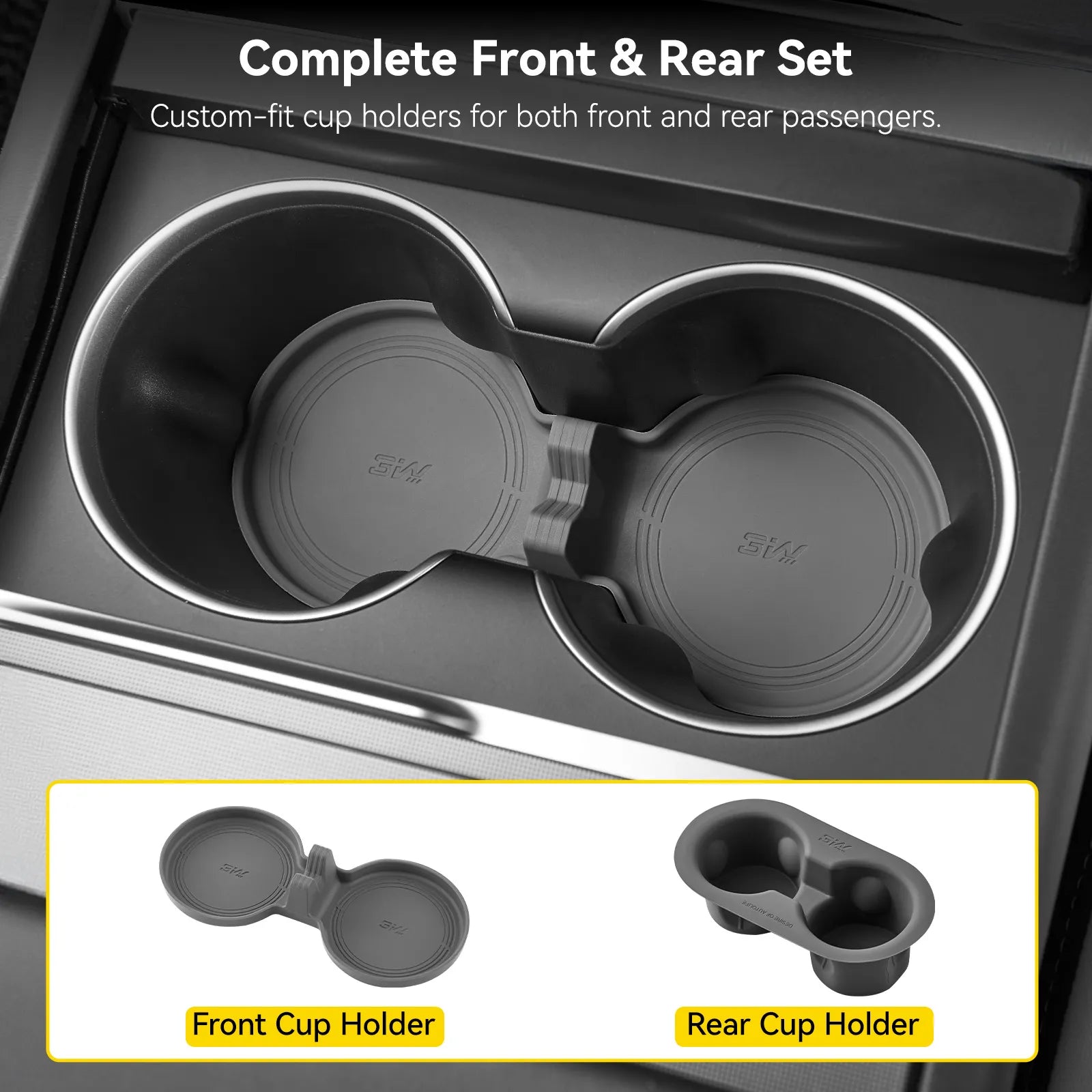 Interior Organiser Set for Tesla Model Y Juniper 2025-2026 3Wliners UK