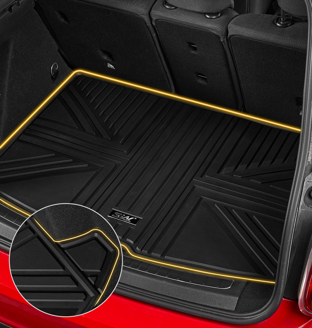 3W Custom All Weather Boot Liner for MINI Countryman F60 2017-2024