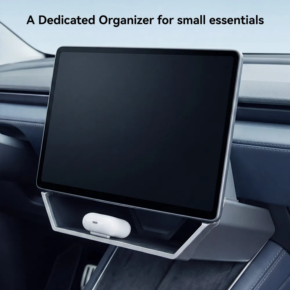 Magnetic Under-Screen Storage Box for Tesla Model Y Juniper 2025-2026 3Wliners UK