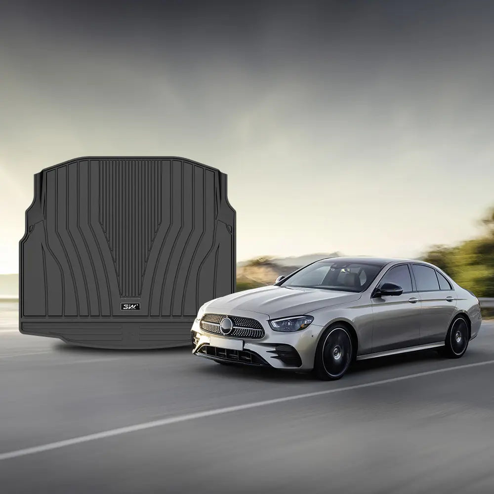 3W Custom All Weather Boot Mats for Benz Mercedes E Class 2016-2024  3Wliners   