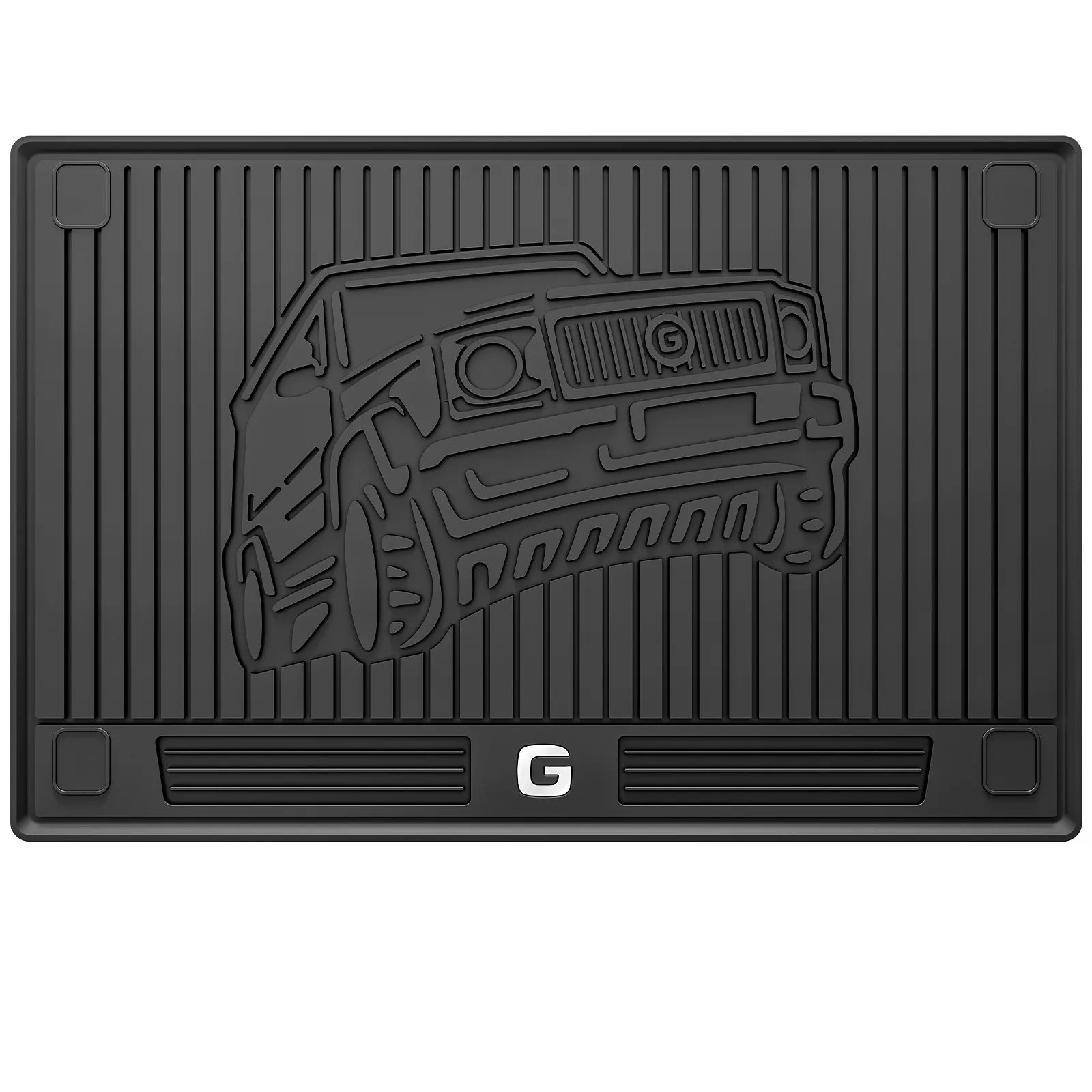 3W Custom All Weather Boot Mats for Benz Mercedes-G 2018-2024  3Wliners   