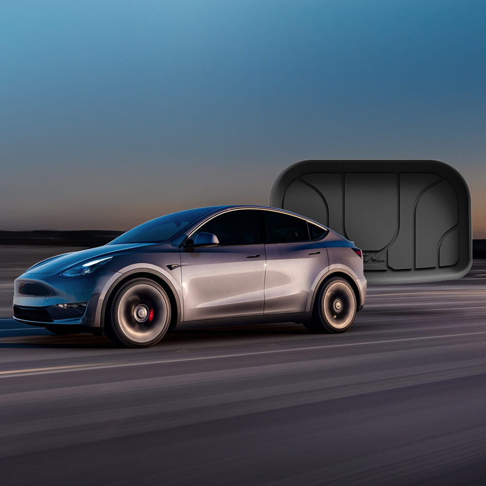 3W Custom All Weather Lower Boot Mat for Tesla Model Y 2021-2024 (Not Fit New 2025 Model Y Juniper) 3w