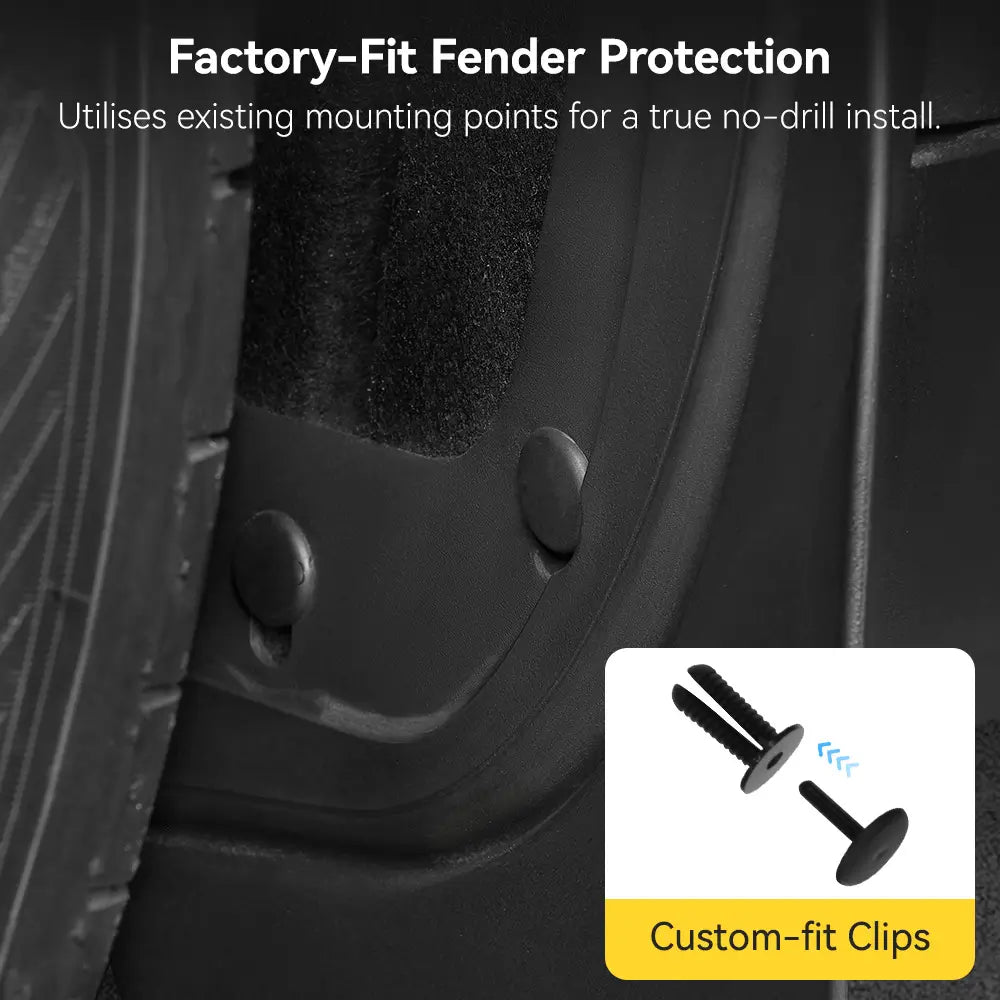 Mud Flaps For Tesla Model Y Juniper 3Wliners UK